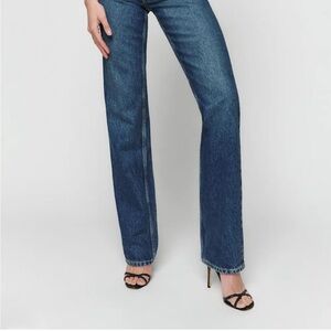 Reformation Blue Straight Leg Jeans